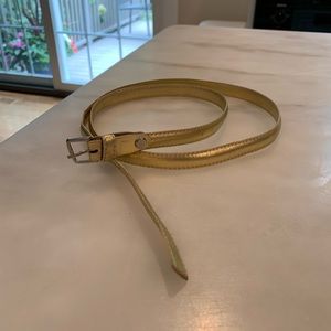 Gold Thin Belt- From Florence, Italy